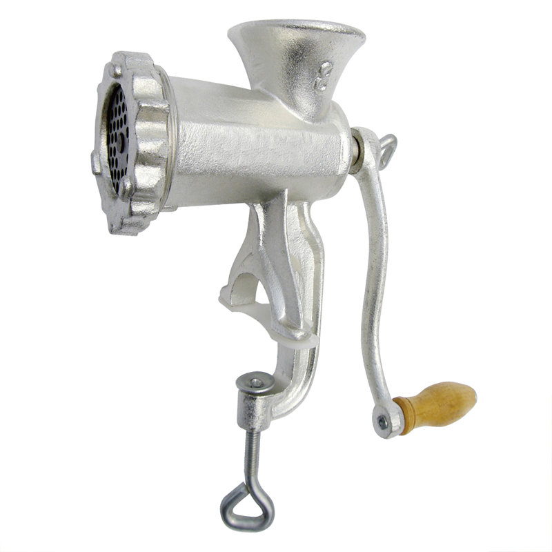 Bene Casa 8 Manual Meat Grinder, Cast Iron Meat Grinder, BuiltIn